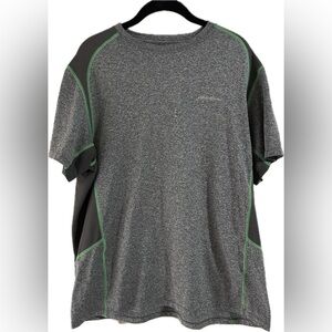 EUC Eddie Bauer tech/workout athletic shirt, great condition and awesome design